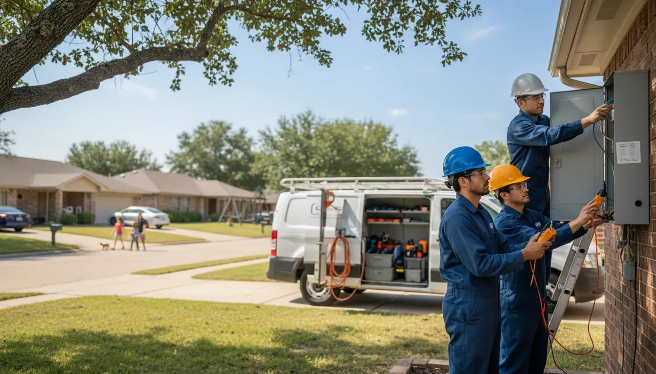 Certified electrician providing emergency electrical services in Whitman, NE